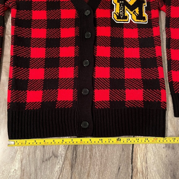 Disney x Forever 21 Mickey Mouse Checkered Cardigan Sweater - Picture 15 of 16